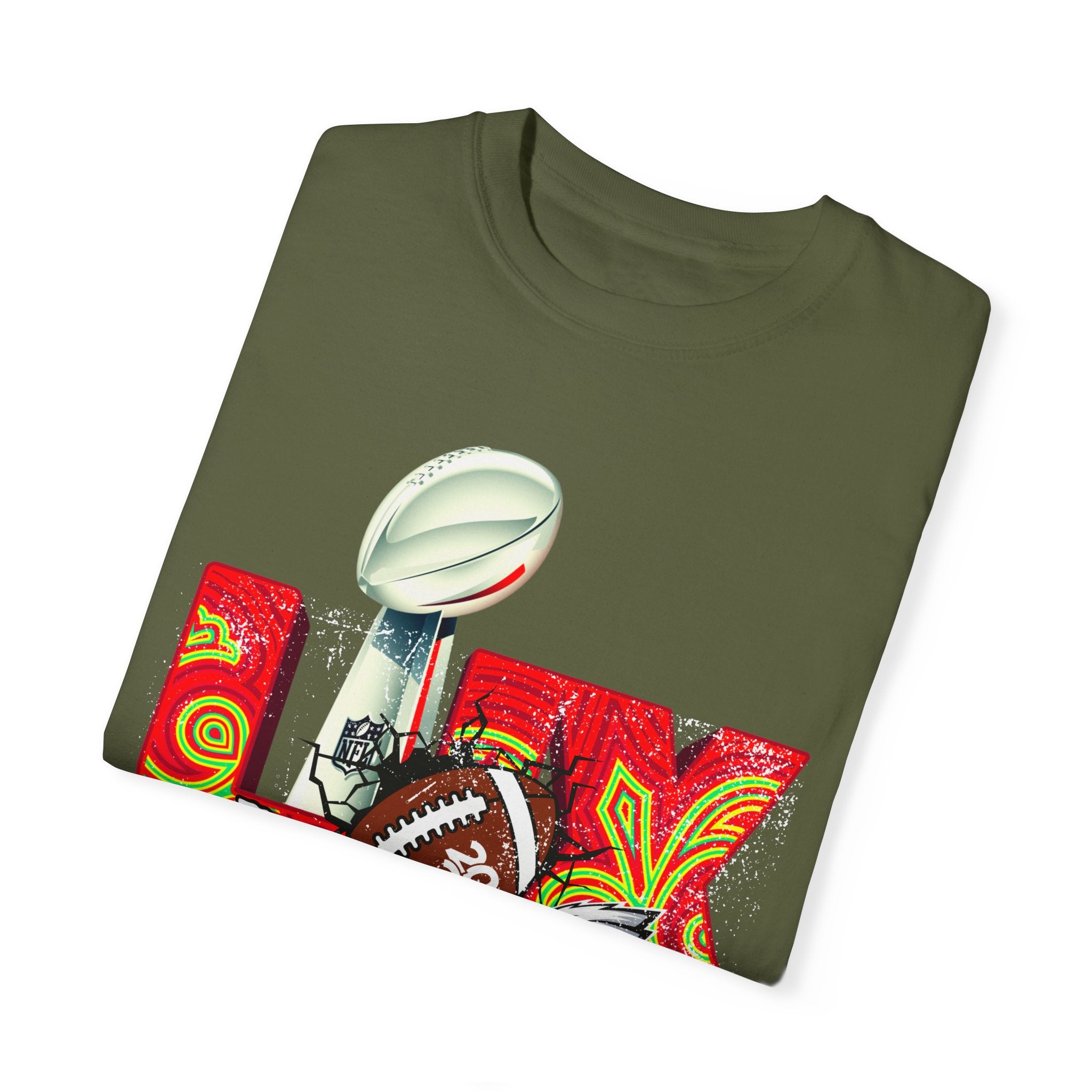 Dyed Super Bowl T-Shirt - Celebrate Football with Style!