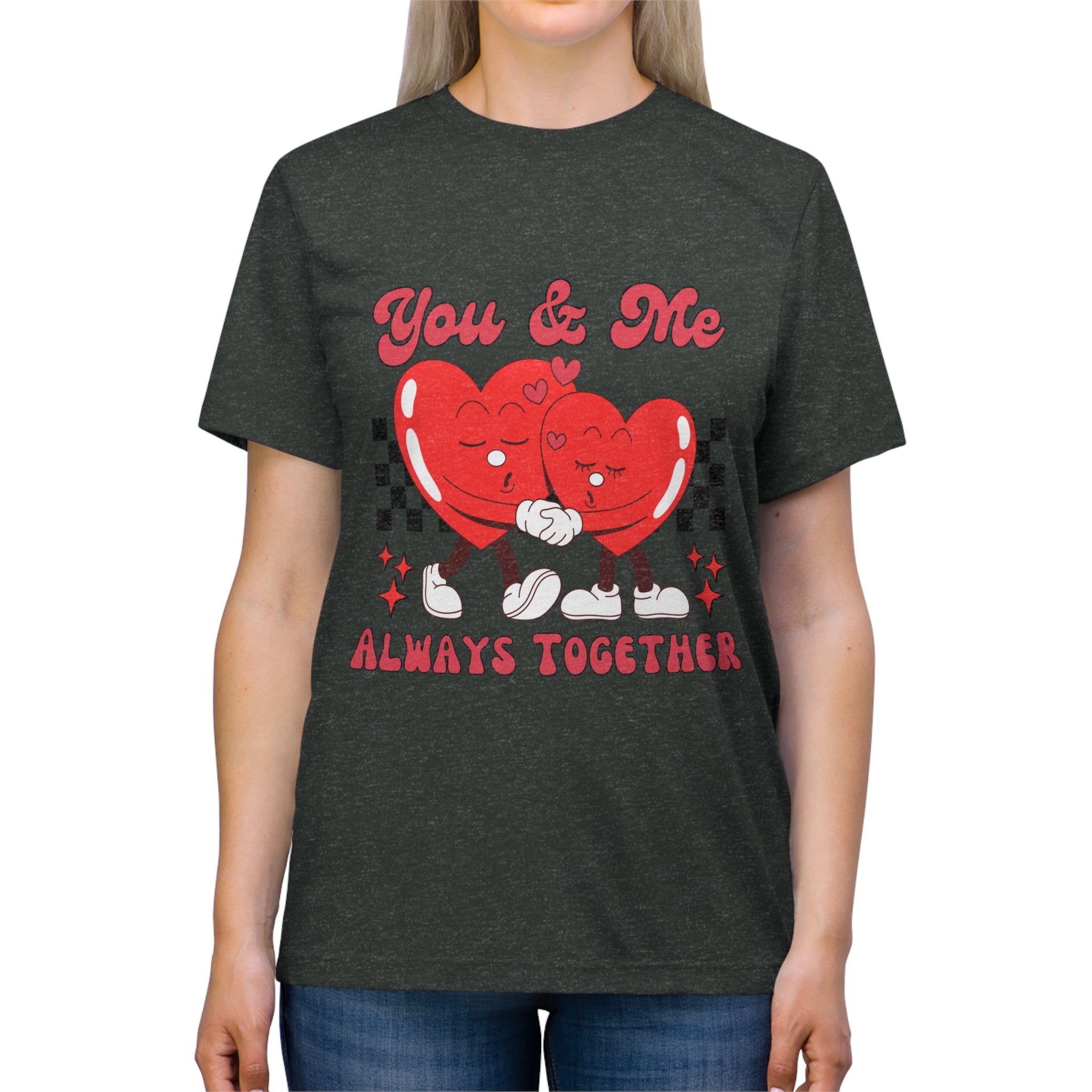 Couples Triblend Tee - You & Me Always Together