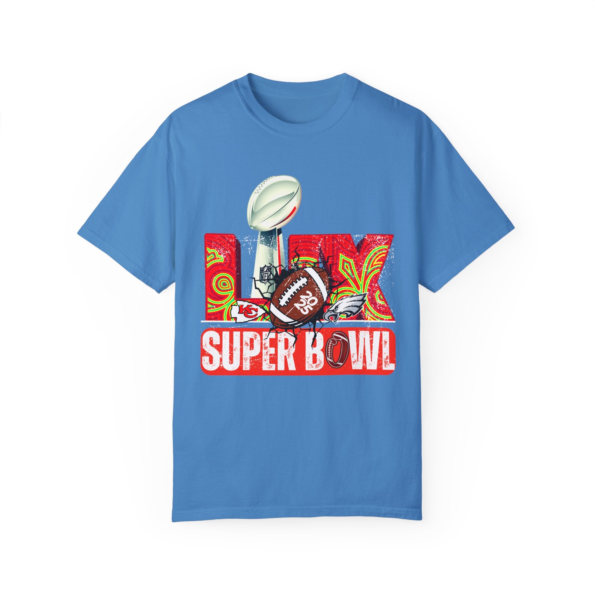 Dyed Super Bowl T-Shirt - Celebrate Football with Style!