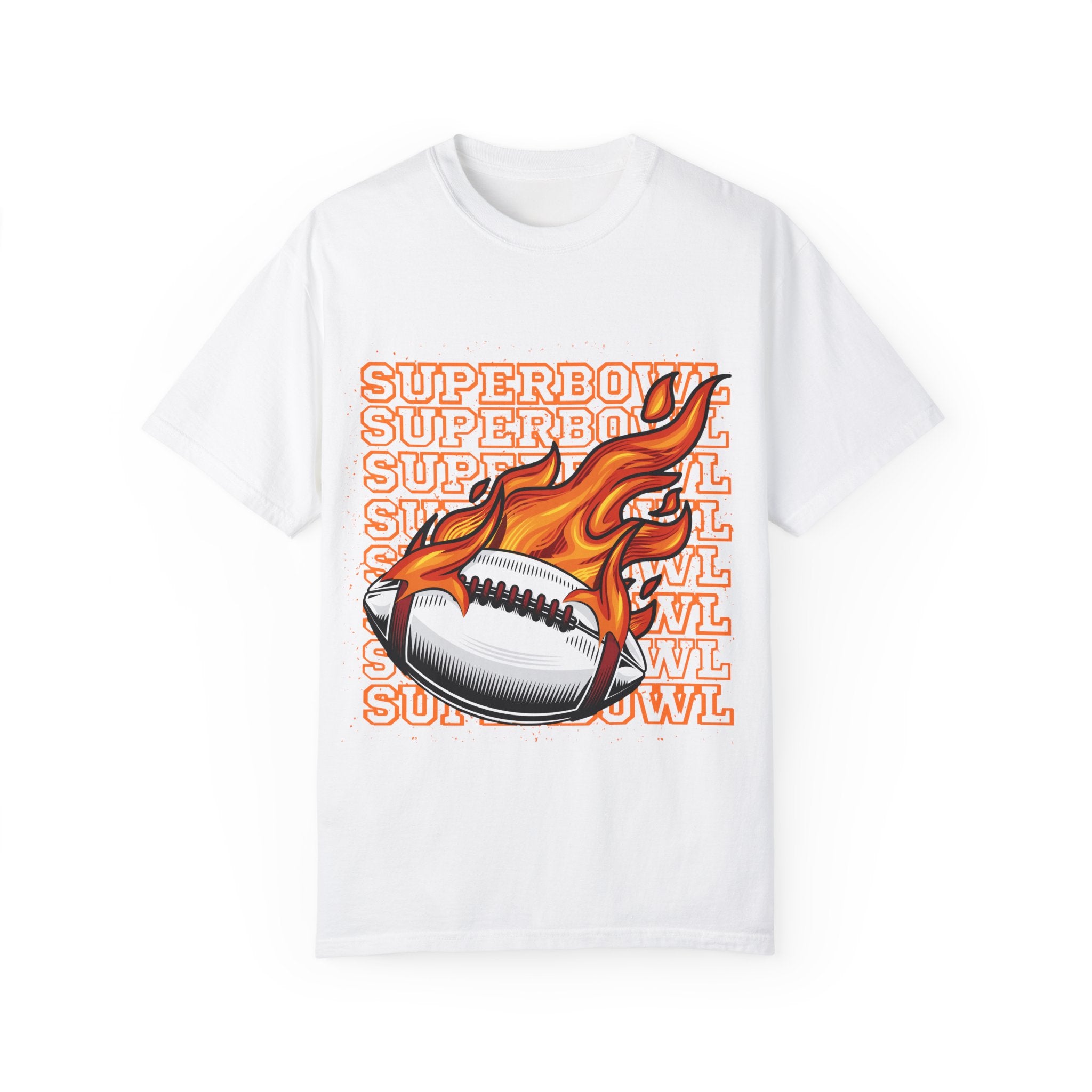 Superbowl Flame Graphic T-Shirt