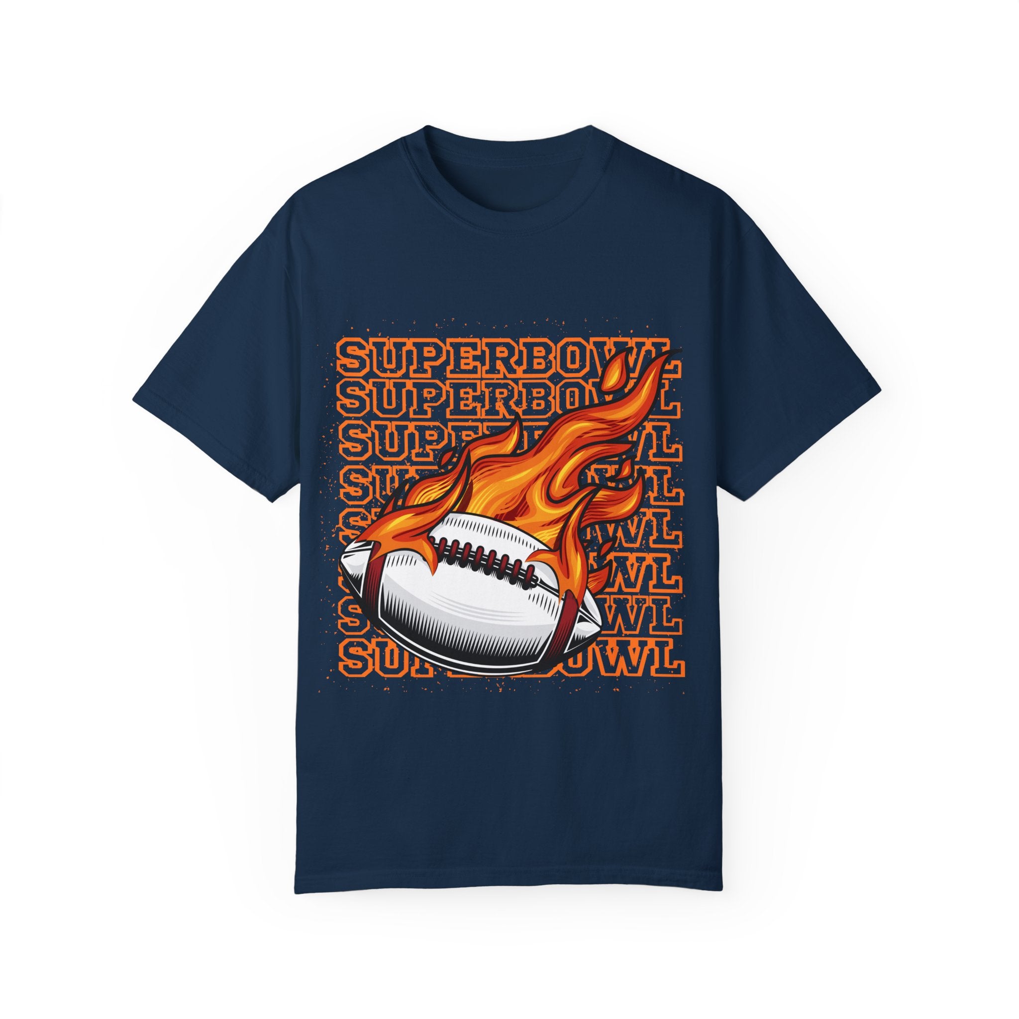 Superbowl Flame Graphic T-Shirt