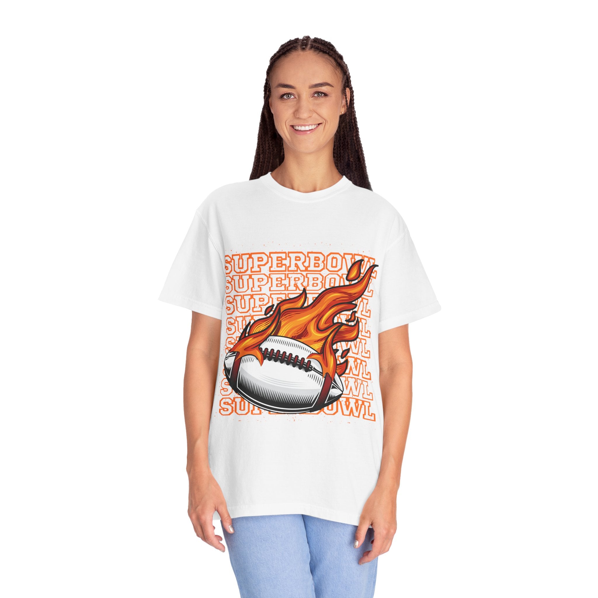 Superbowl Flame Graphic T-Shirt