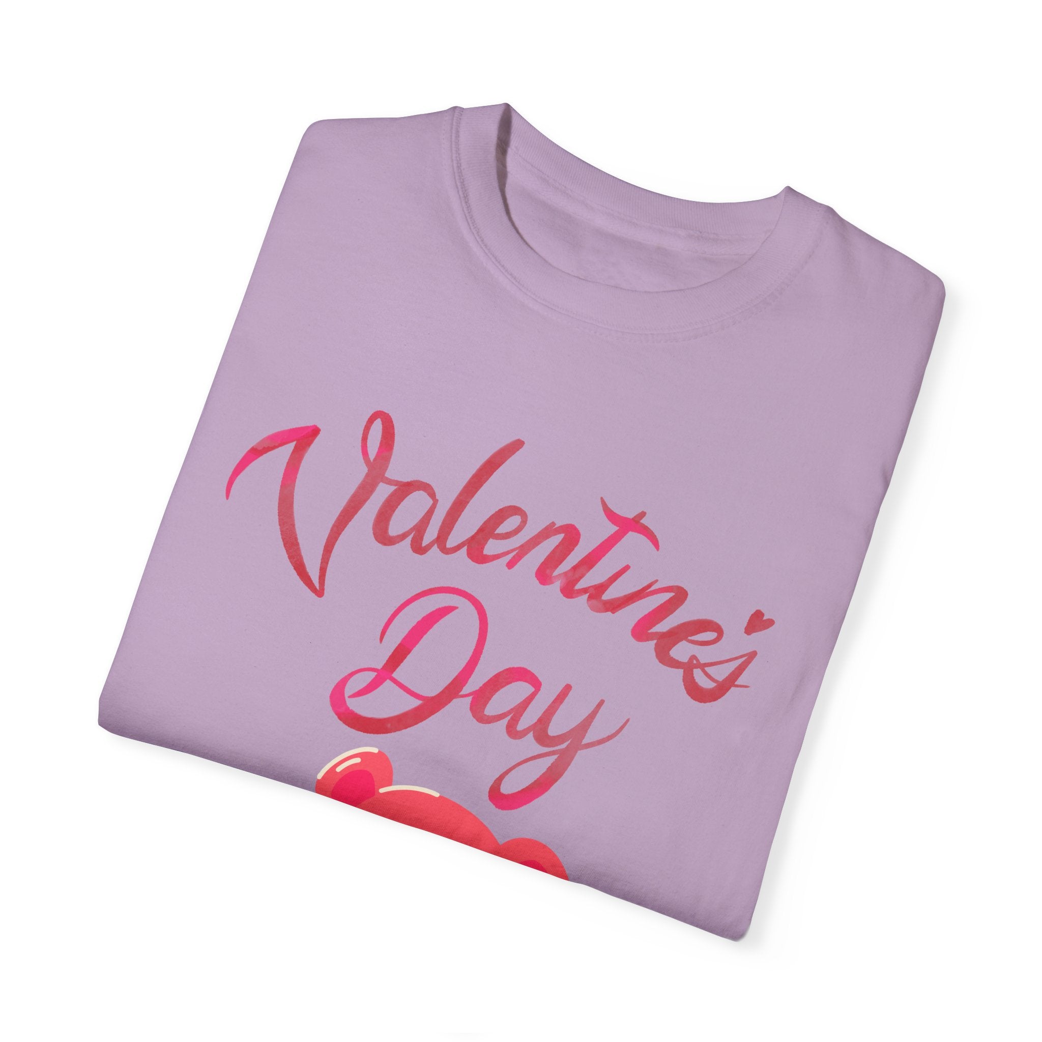 Valentine's Day Bear T-shirt - Unisex Garment-Dyed Tee