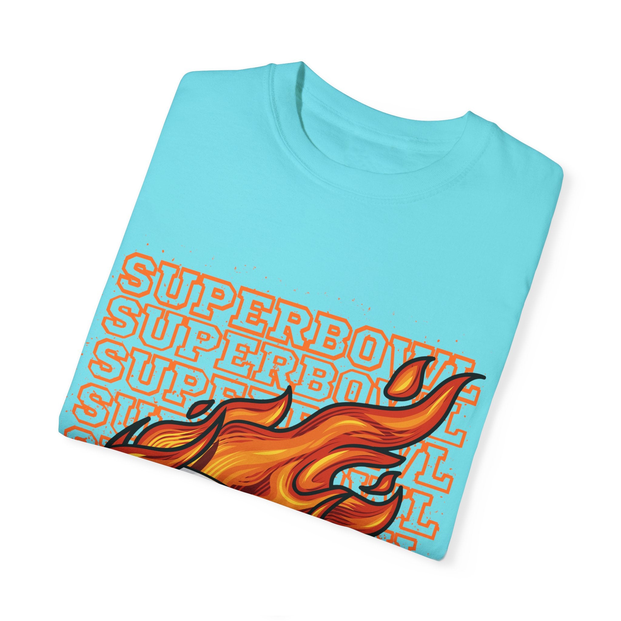 Superbowl Flame Graphic T-Shirt