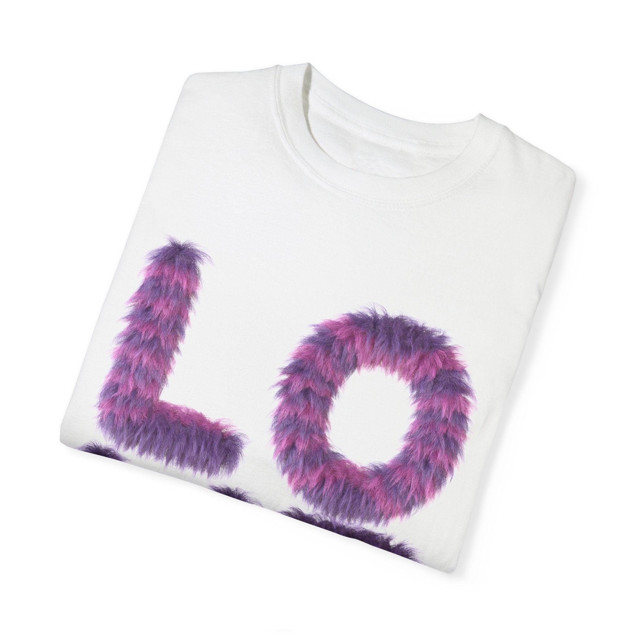 Fuzzy Love Tee - Soft Graphic Unisex T-shirt for Casual Style