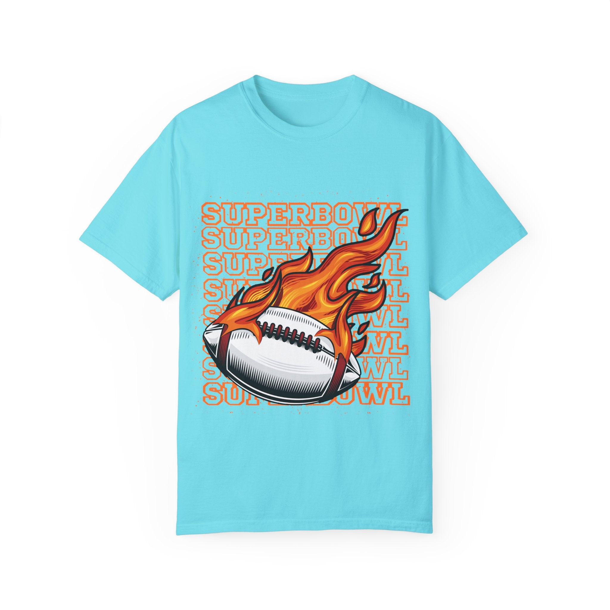 Superbowl Flame Graphic T-Shirt