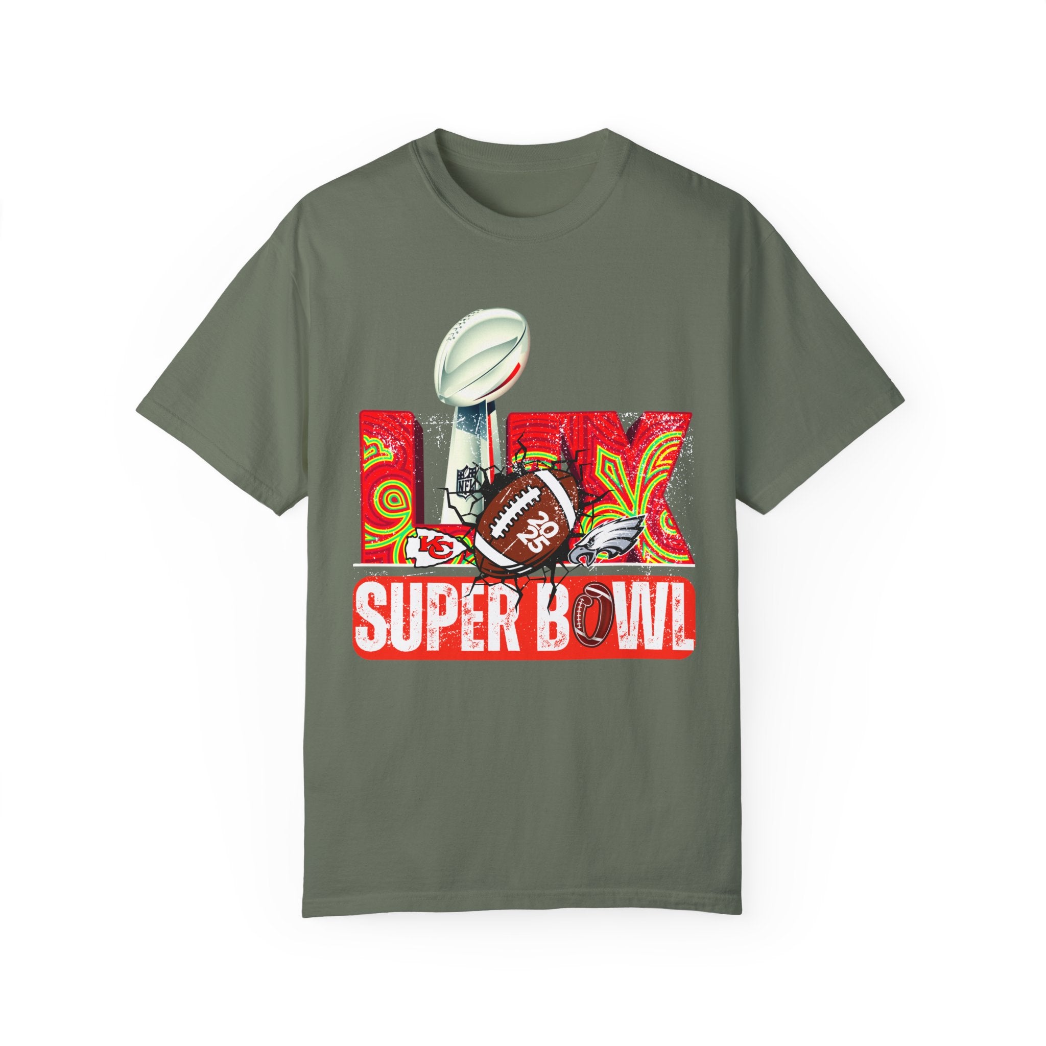 Dyed Super Bowl T-Shirt - Celebrate Football with Style!