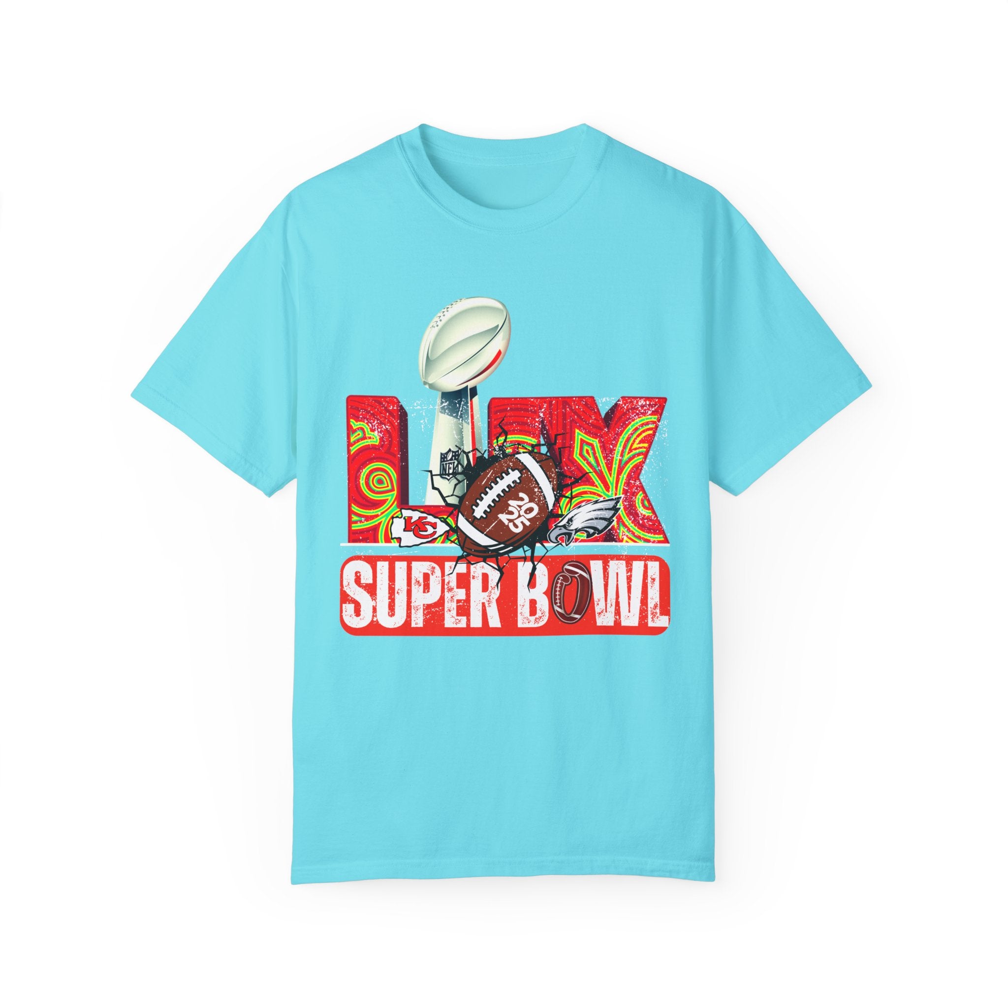 Dyed Super Bowl T-Shirt - Celebrate Football with Style!