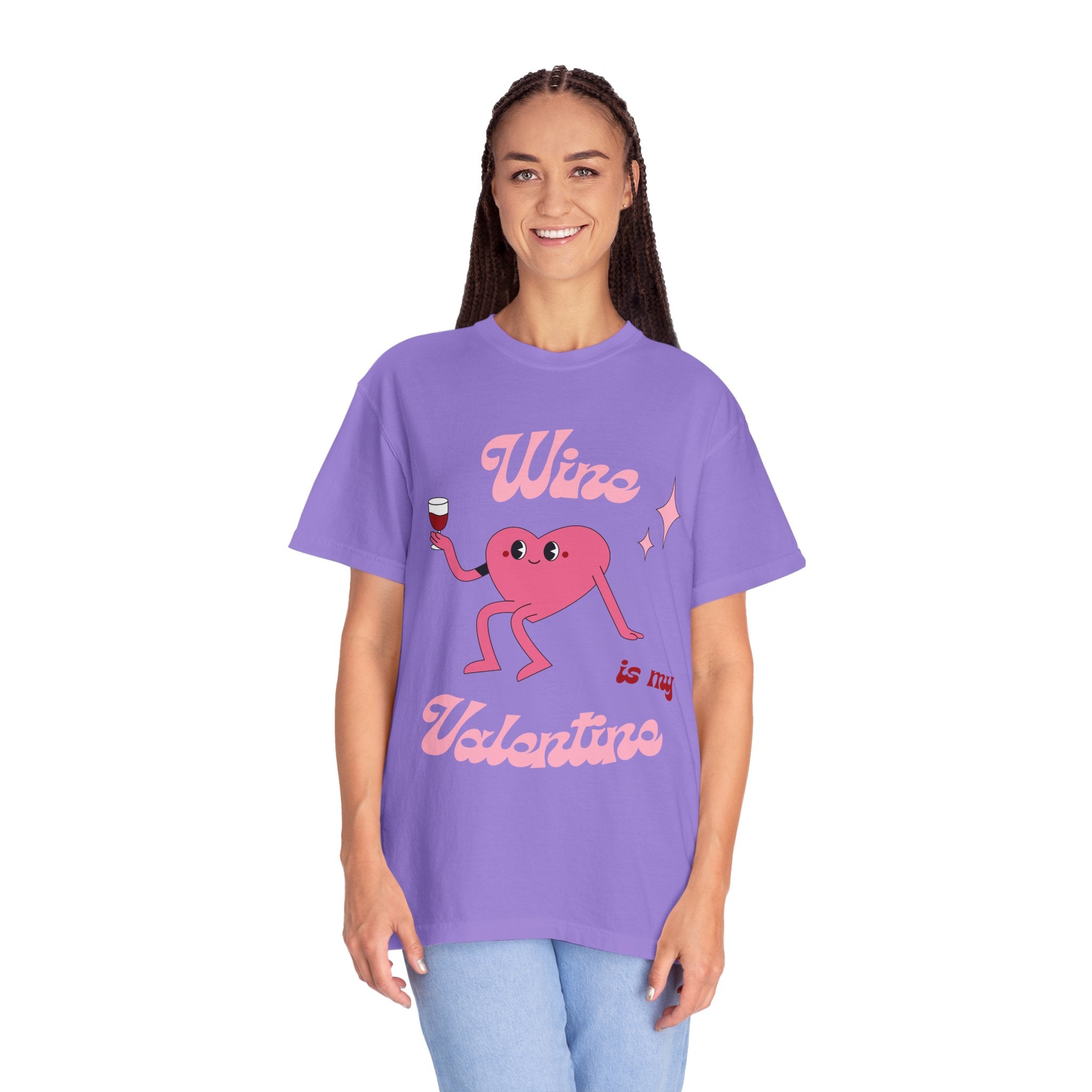 Wine is My Valentine T-Shirt - Cute Valentine's Day Tee