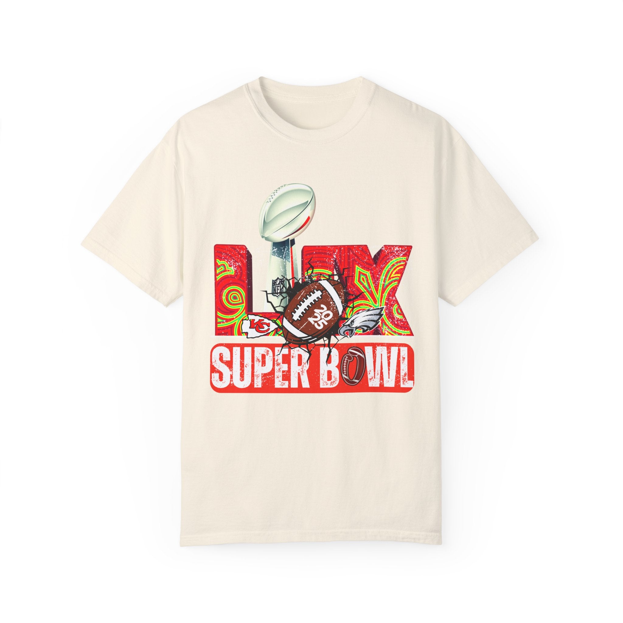 Dyed Super Bowl T-Shirt - Celebrate Football with Style!