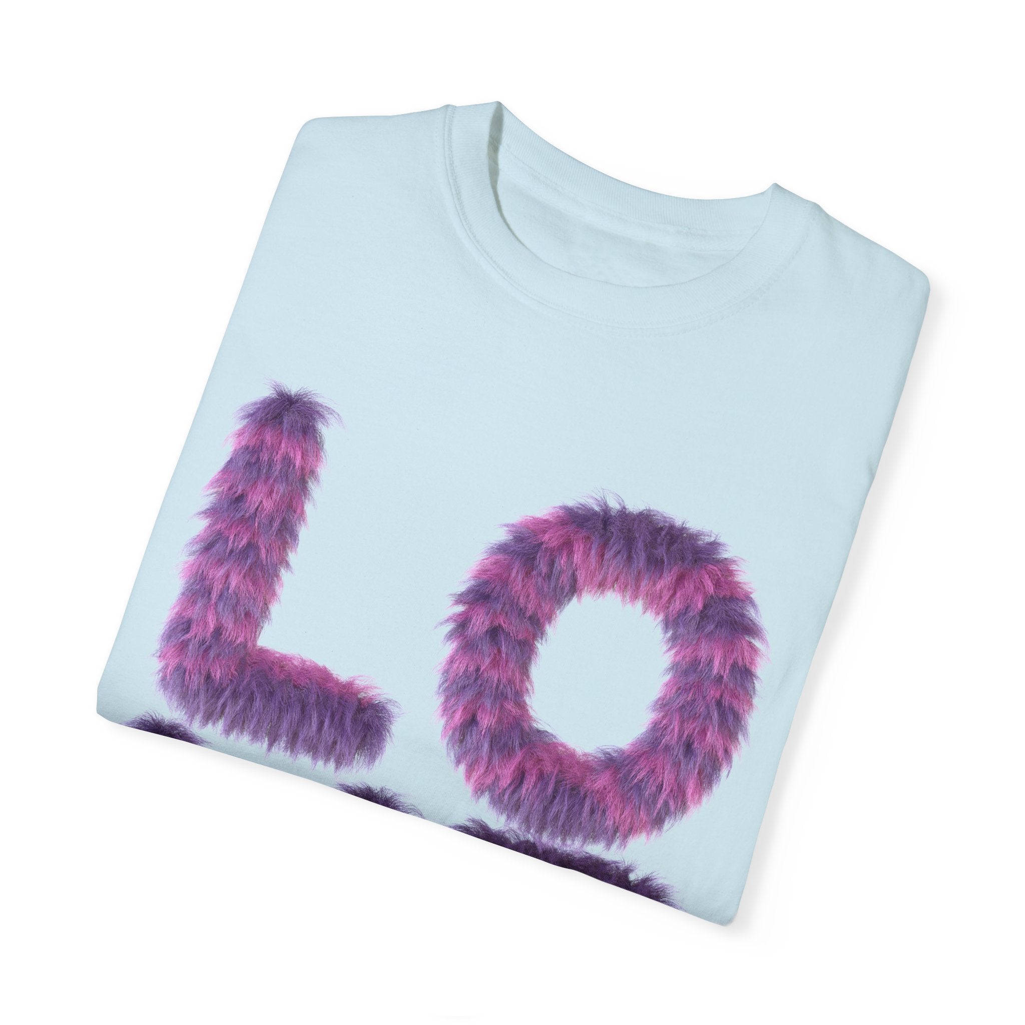 Fuzzy Love Tee - Soft Graphic Unisex T-shirt for Casual Style