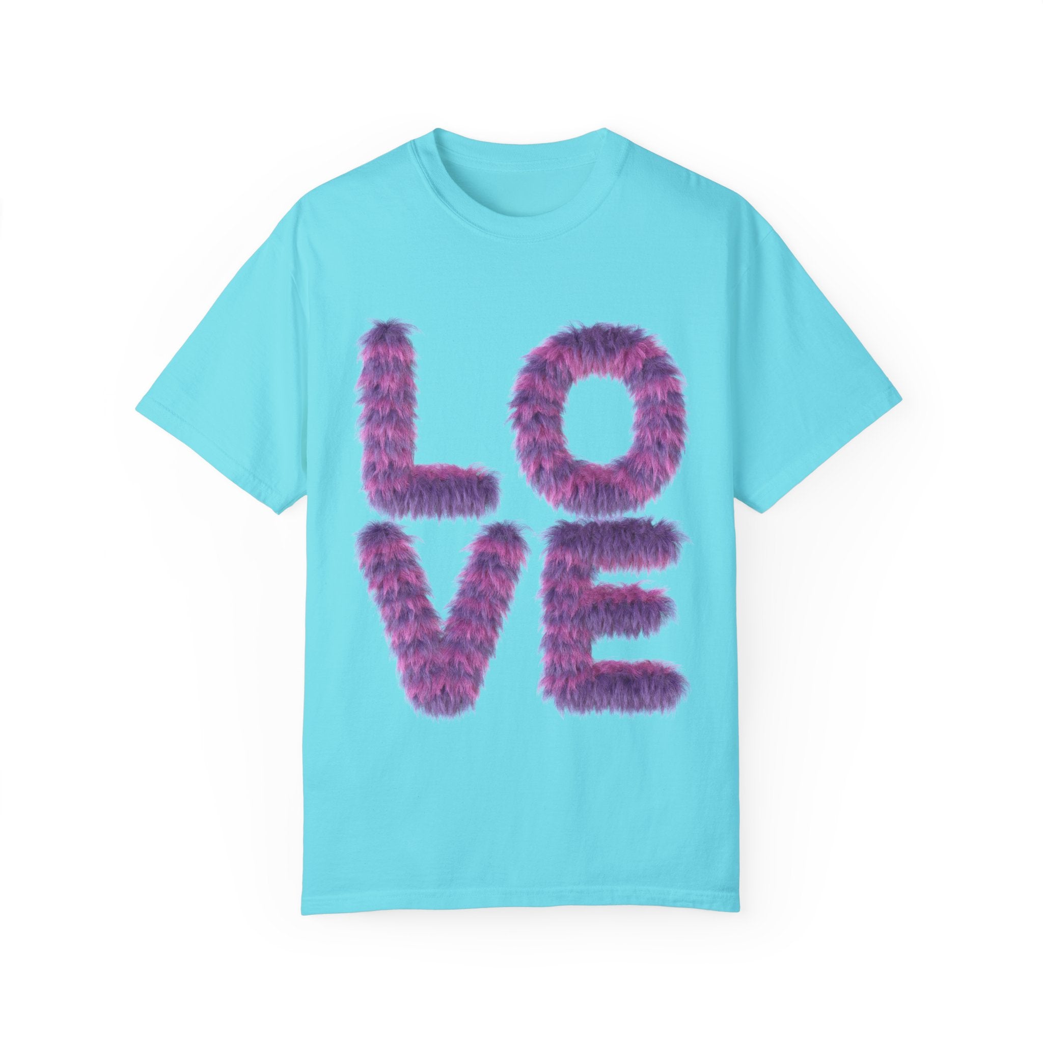 Fuzzy Love Tee - Soft Graphic Unisex T-shirt for Casual Style