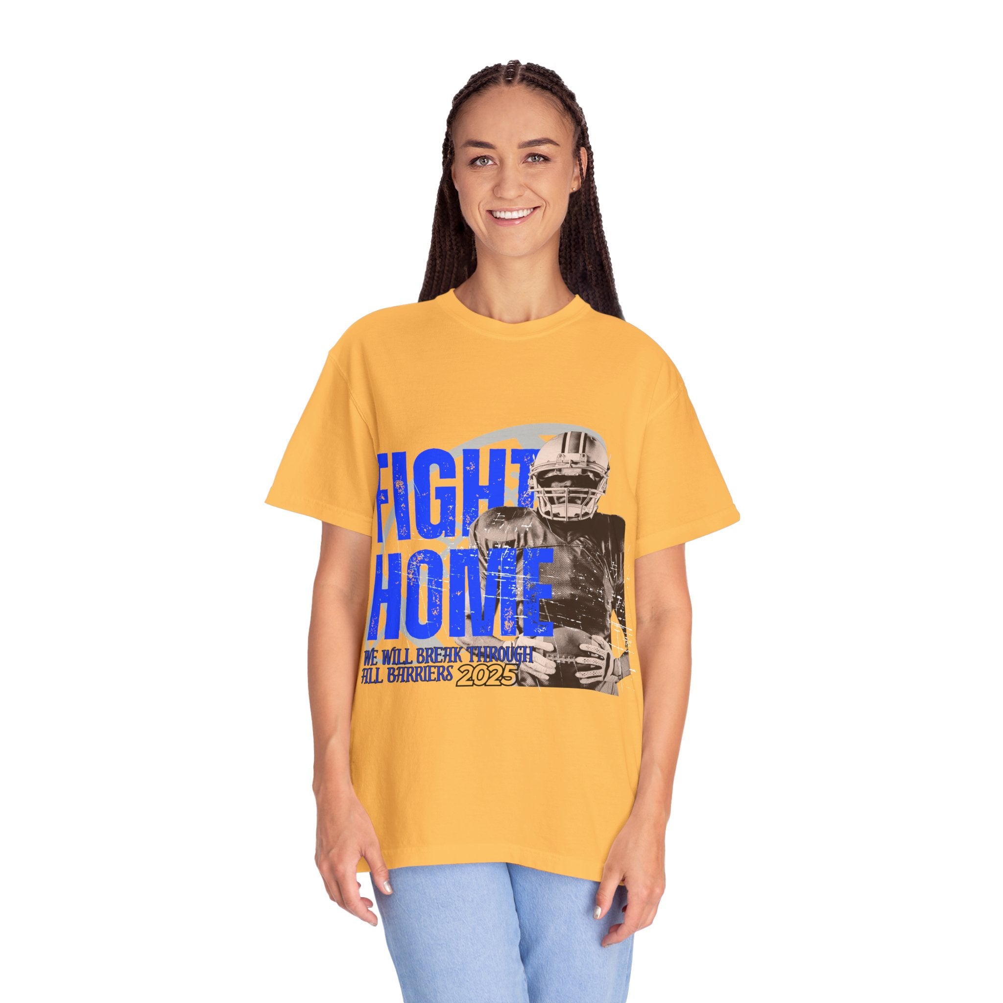 Dyed T-Shirt - Motivational Sports Tee for Team Spirit