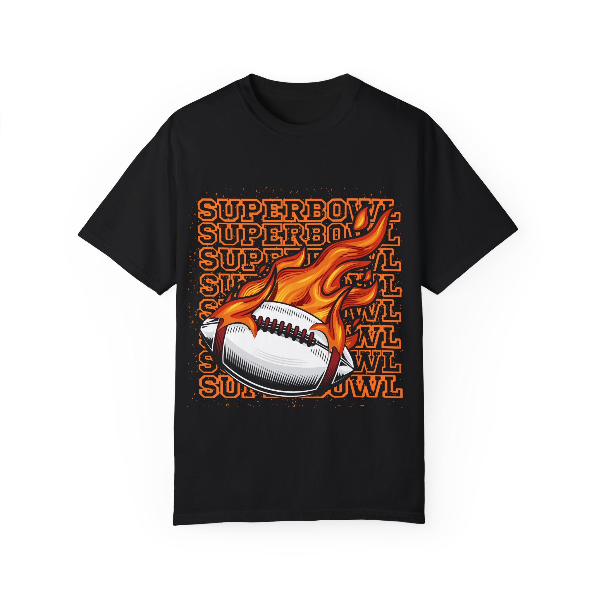 Superbowl Flame Graphic T-Shirt