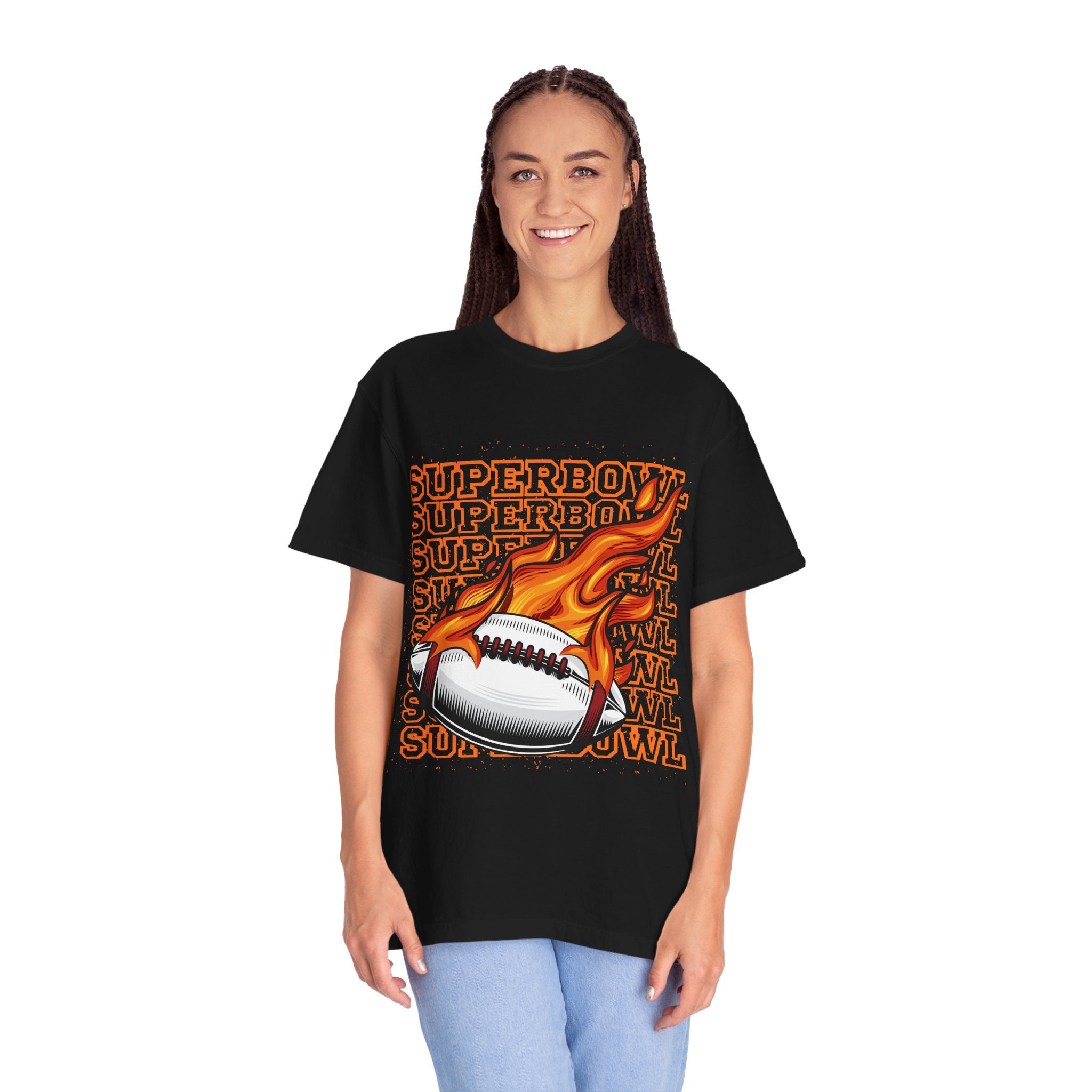 Superbowl Flame Graphic T-Shirt