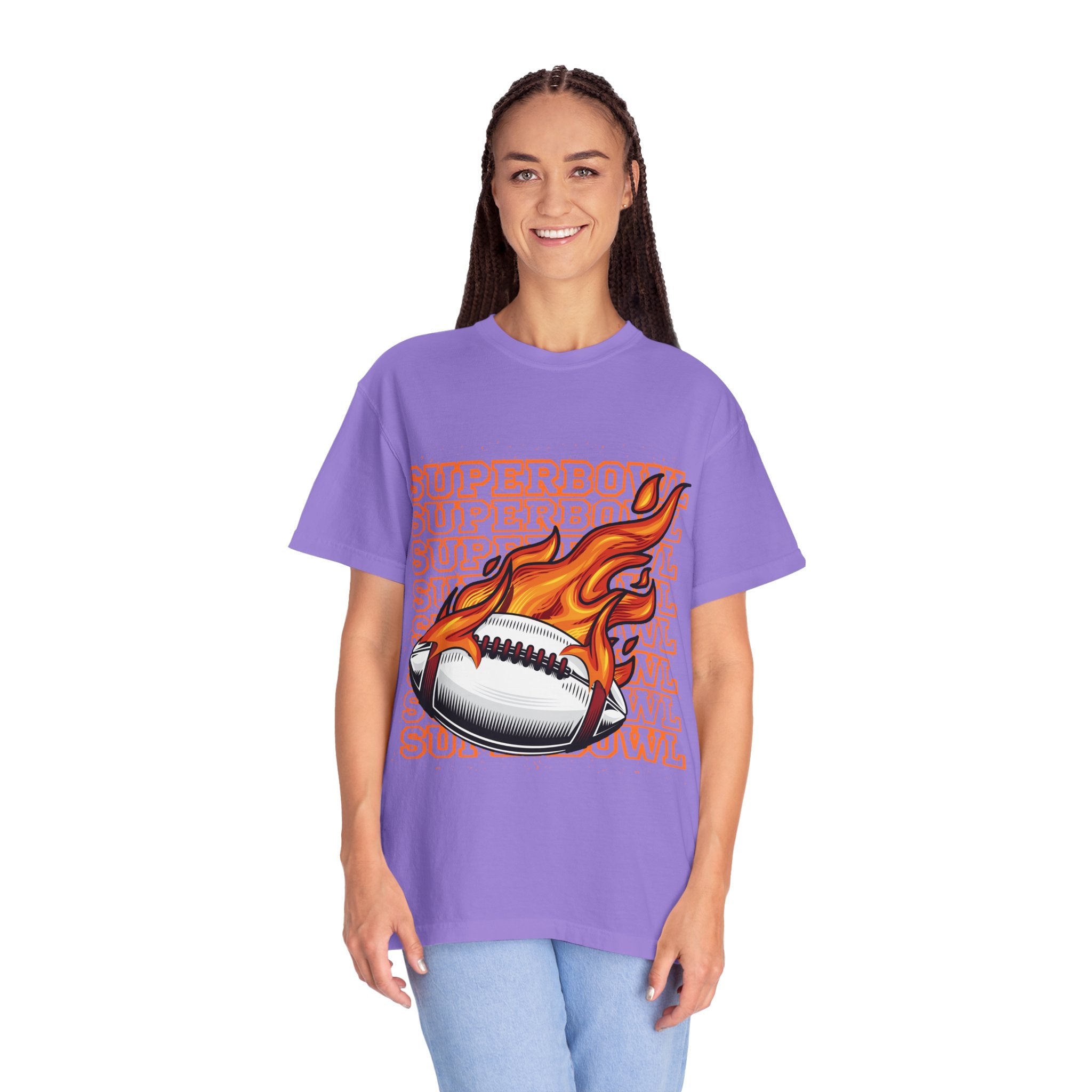 Superbowl Flame Graphic T-Shirt