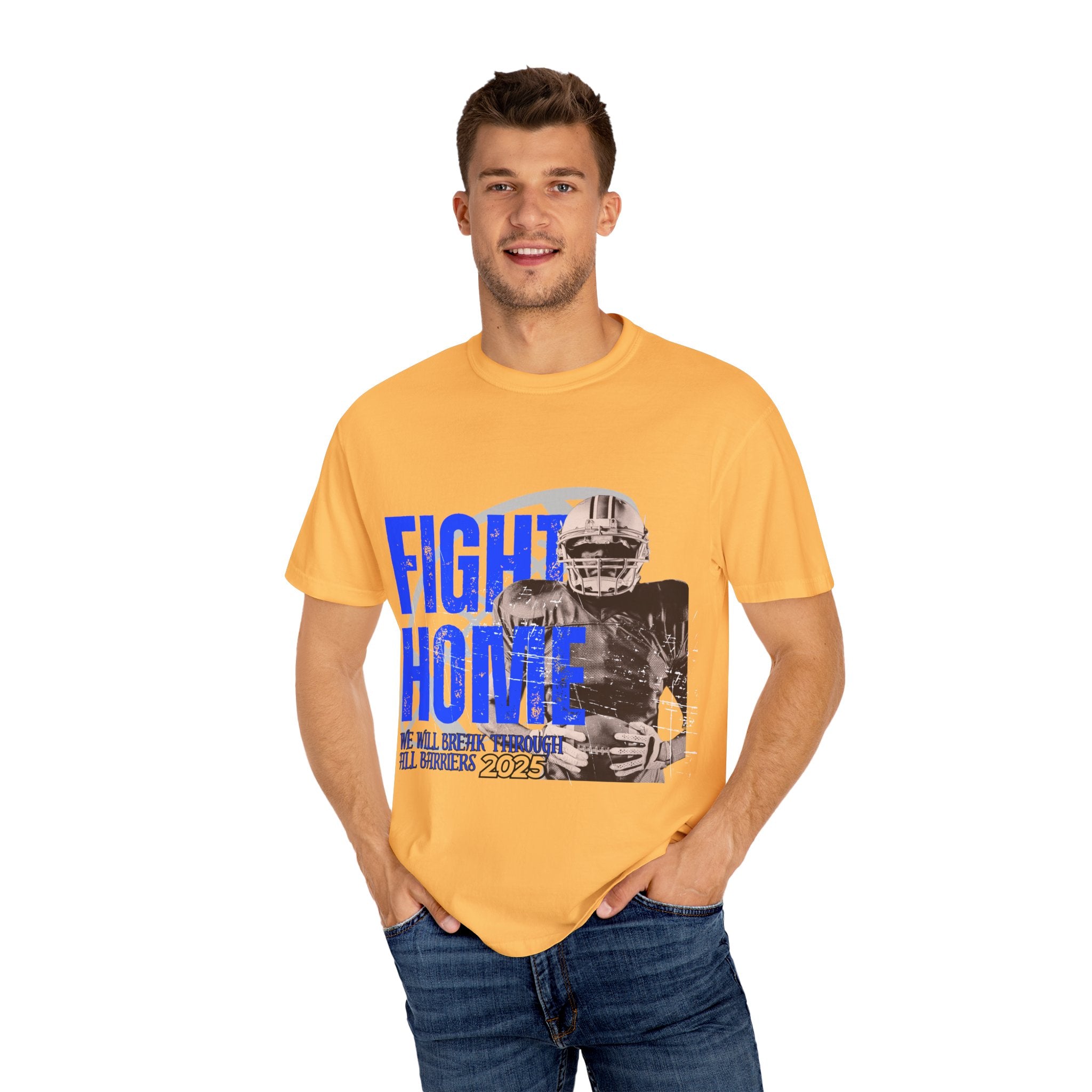 Dyed T-Shirt - Motivational Sports Tee for Team Spirit