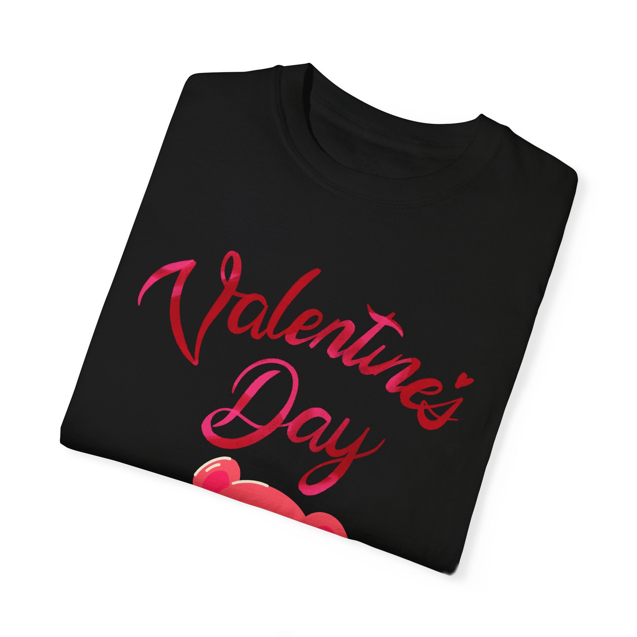 Valentine's Day Bear T-shirt - Unisex Garment-Dyed Tee