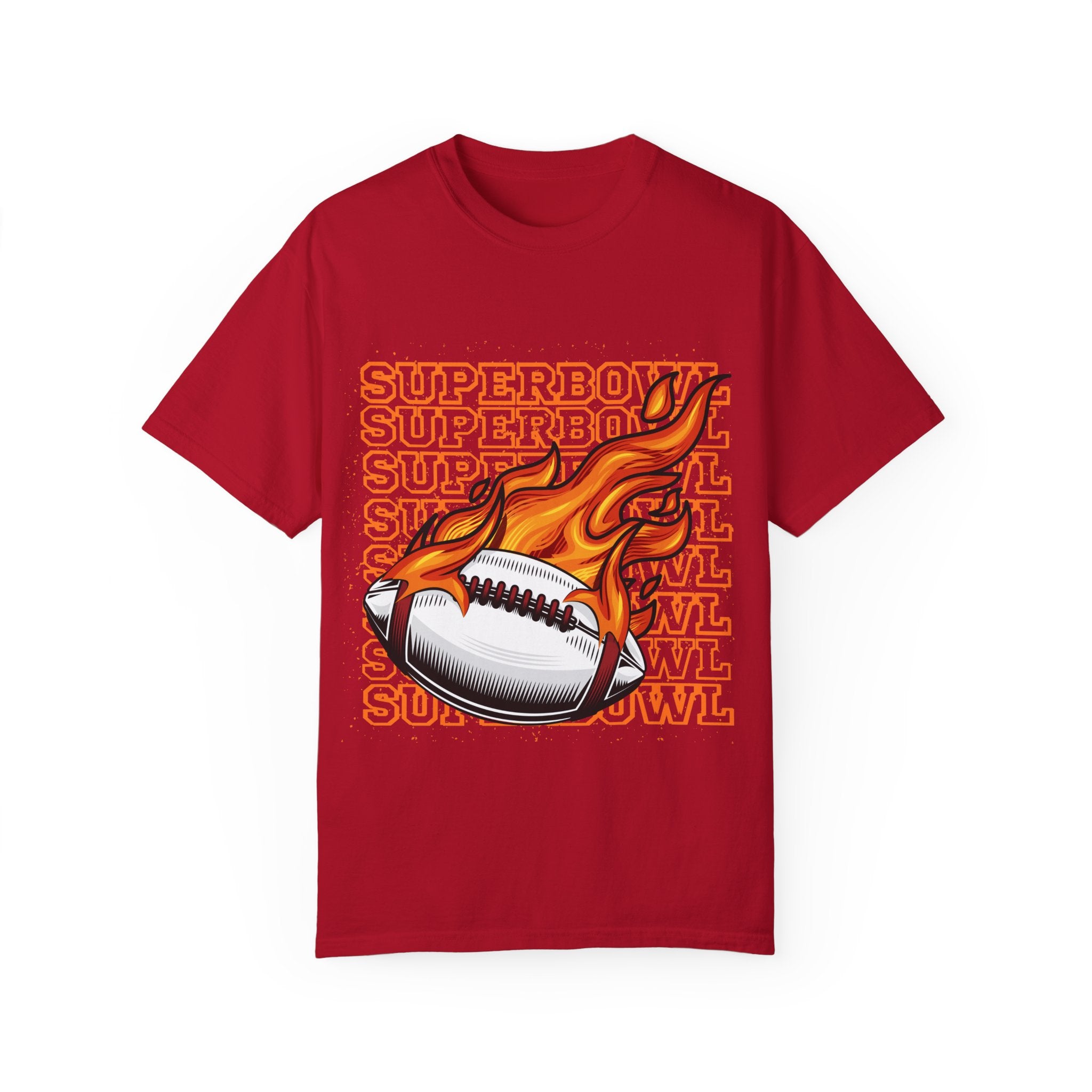 Superbowl Flame Graphic T-Shirt