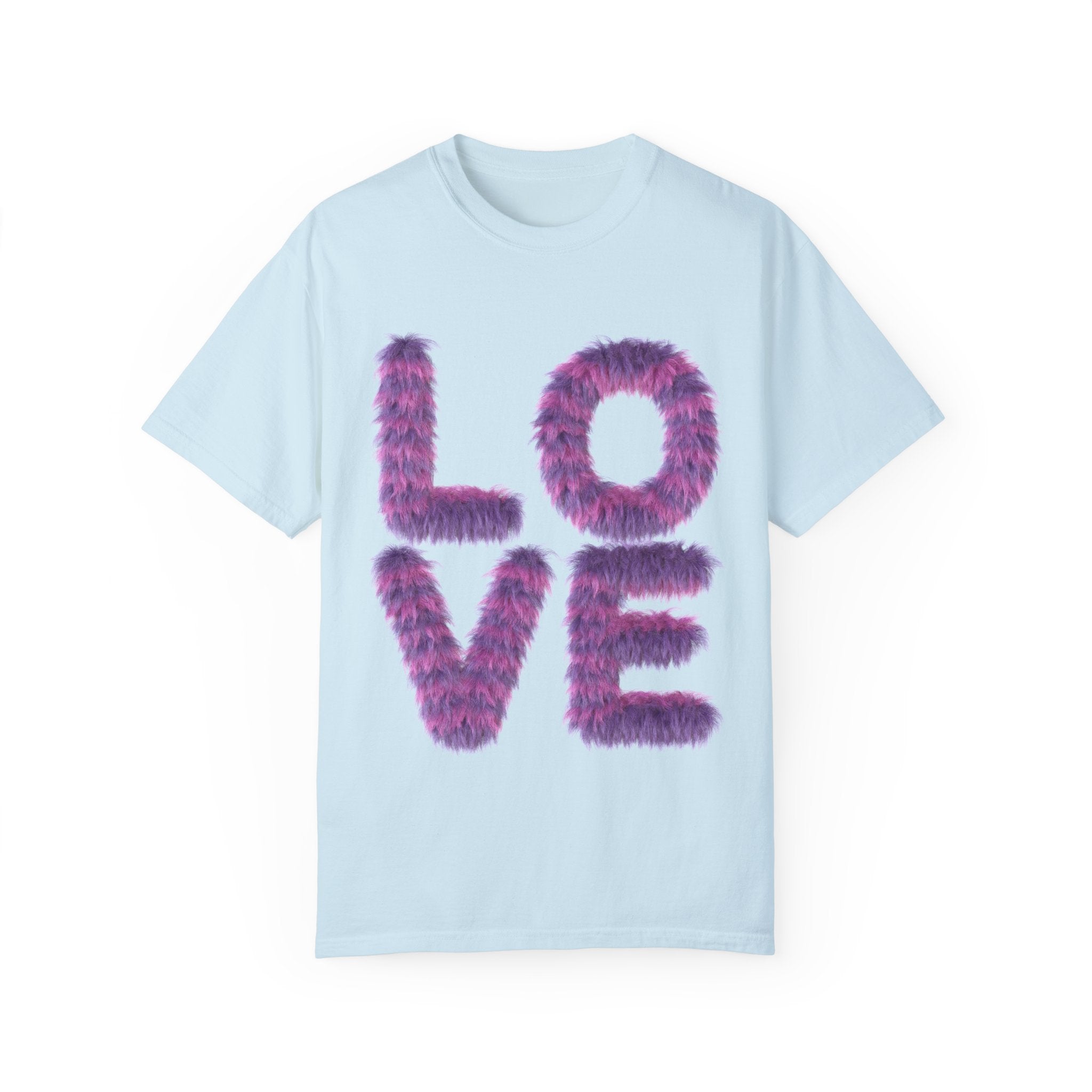 Fuzzy Love Tee - Soft Graphic Unisex T-shirt for Casual Style