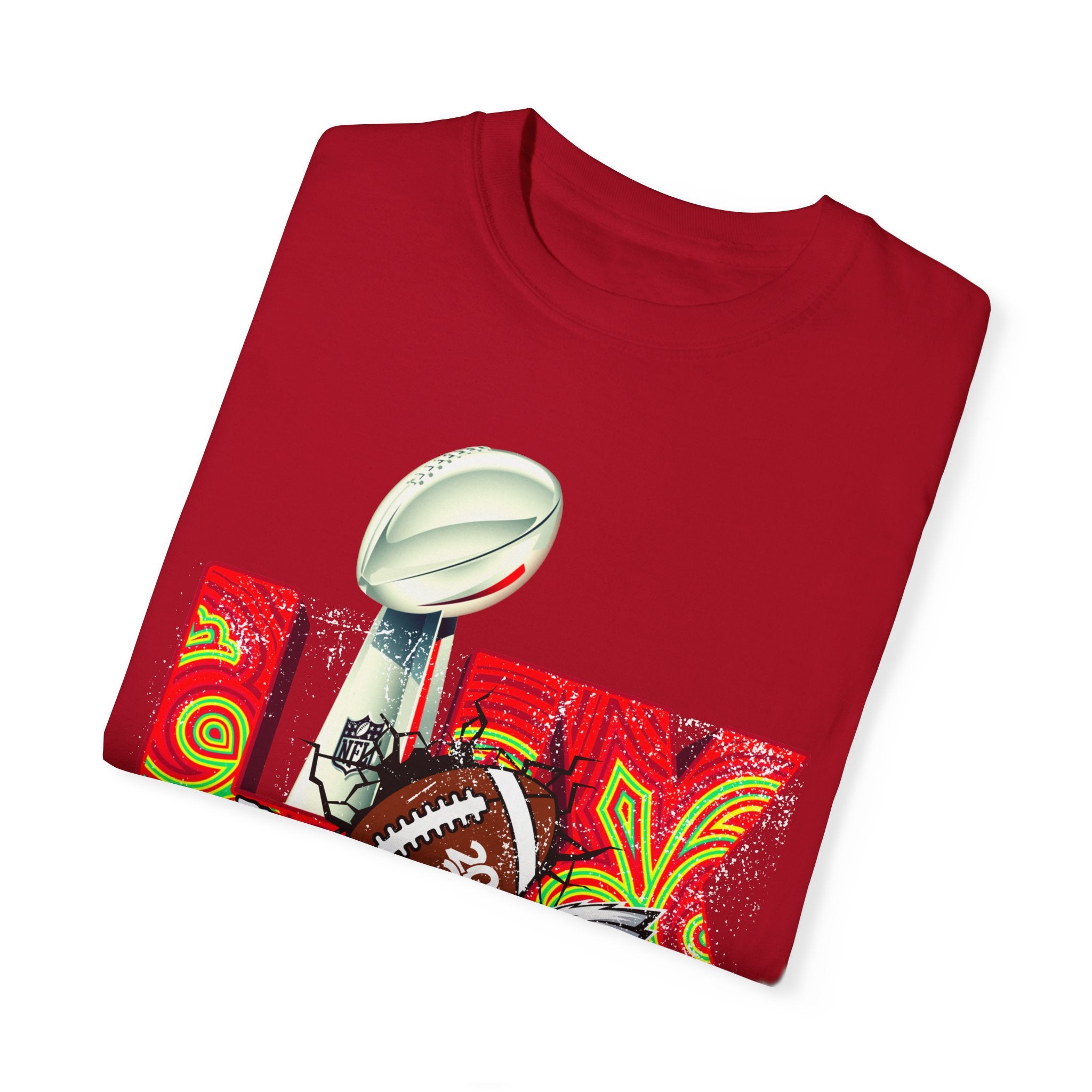 Dyed Super Bowl T-Shirt - Celebrate Football with Style!