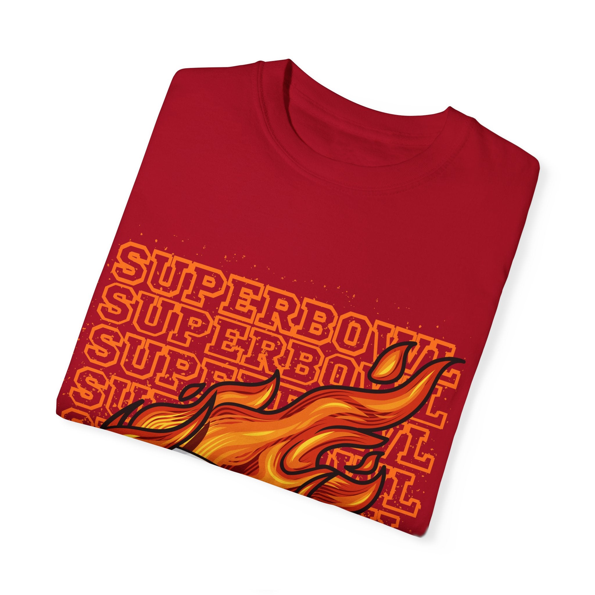 Superbowl Flame Graphic T-Shirt