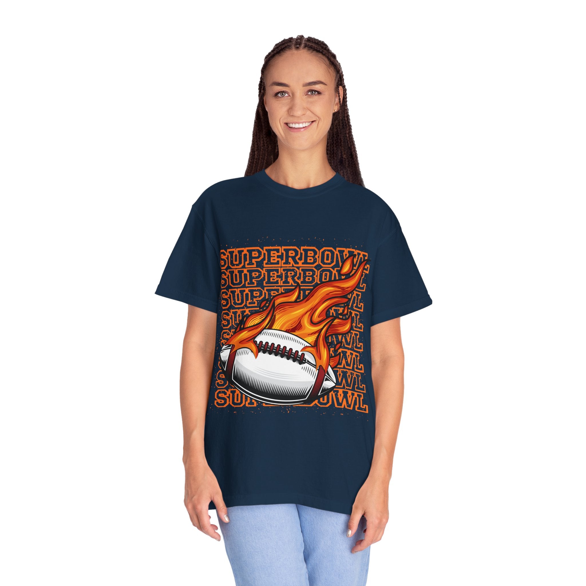 Superbowl Flame Graphic T-Shirt