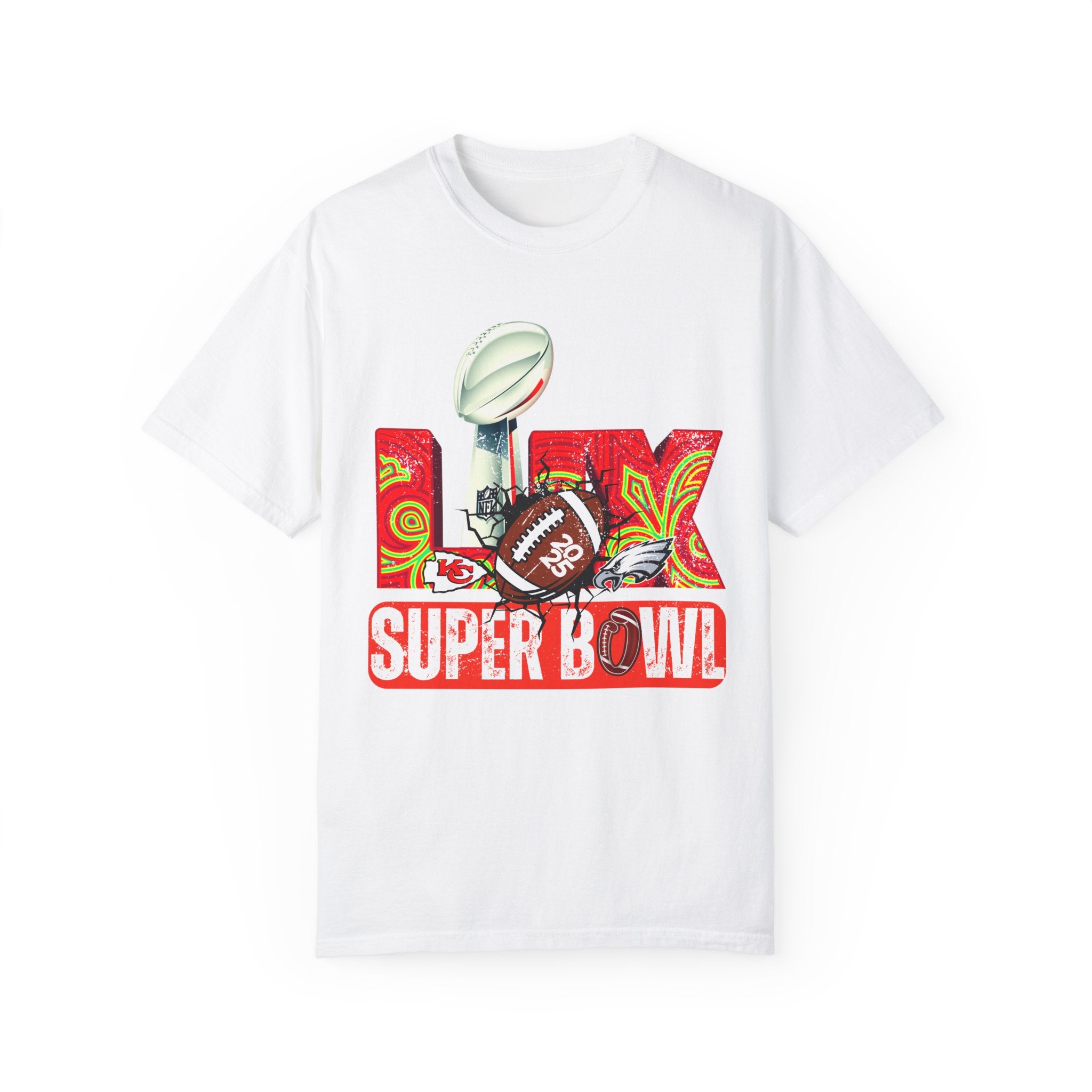 Dyed Super Bowl T-Shirt - Celebrate Football with Style!