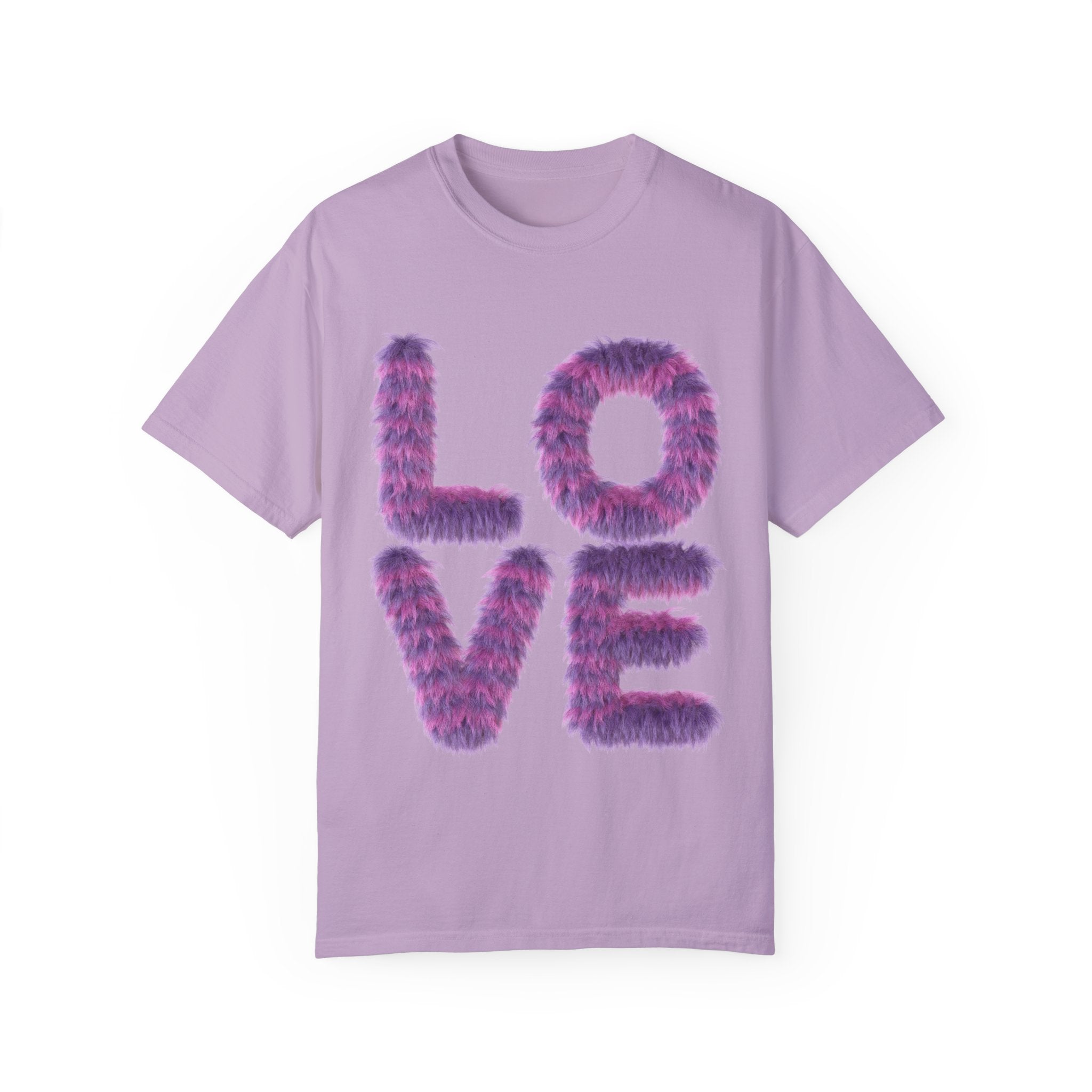 Fuzzy Love Tee - Soft Graphic Unisex T-shirt for Casual Style