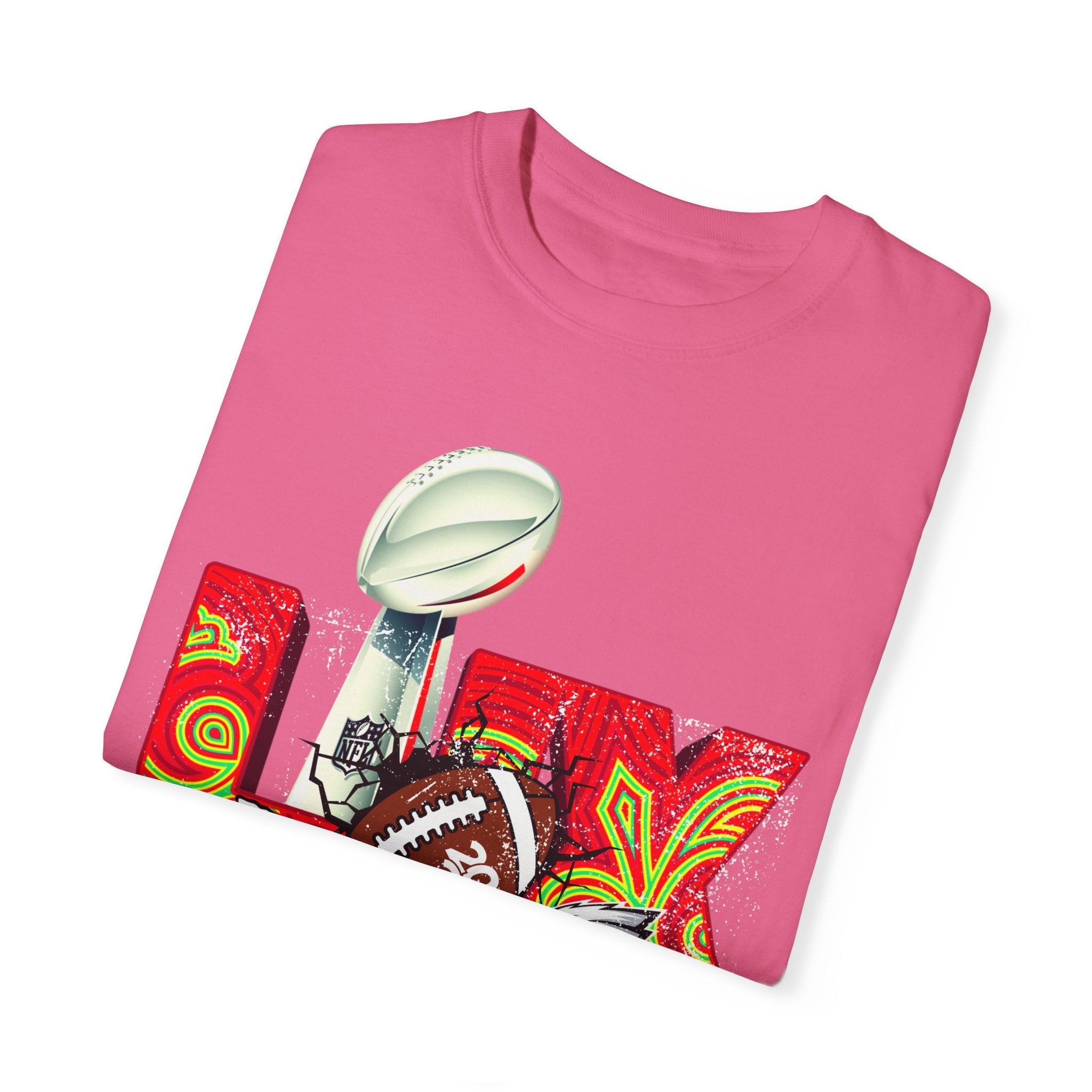 Dyed Super Bowl T-Shirt - Celebrate Football with Style!