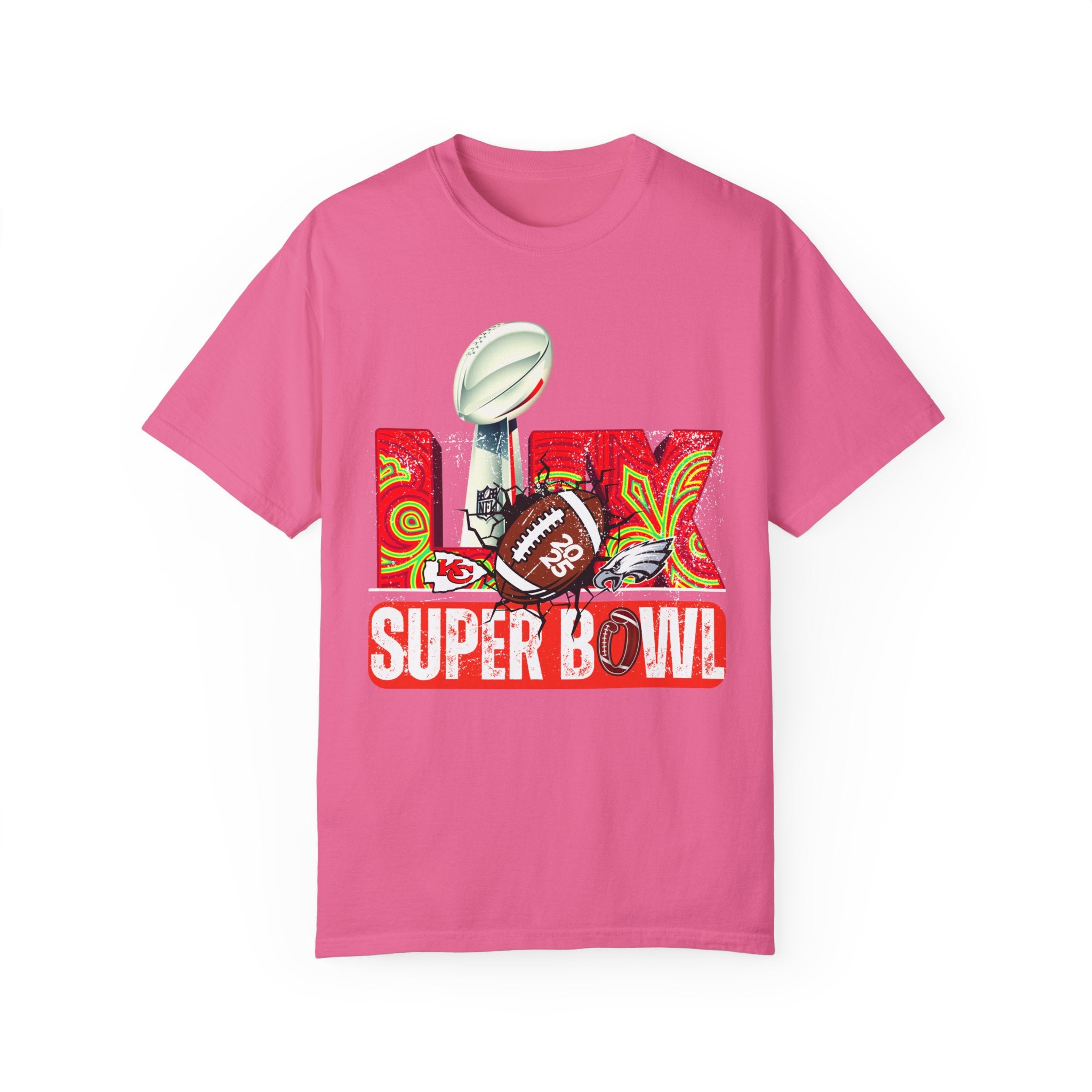 Dyed Super Bowl T-Shirt - Celebrate Football with Style!