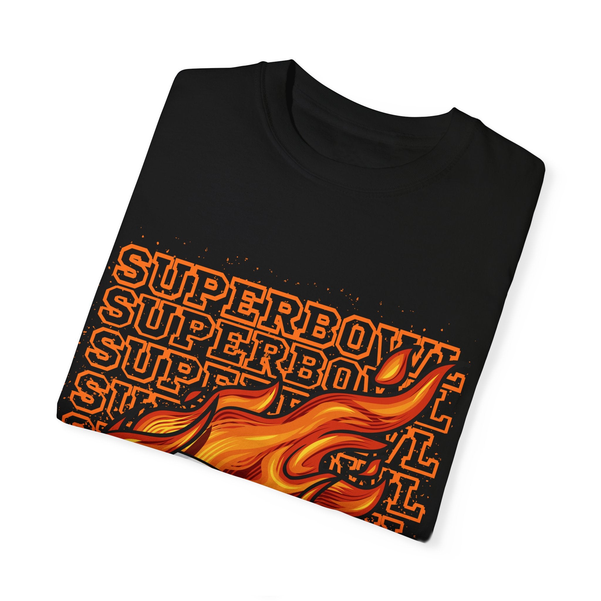 Superbowl Flame Graphic T-Shirt