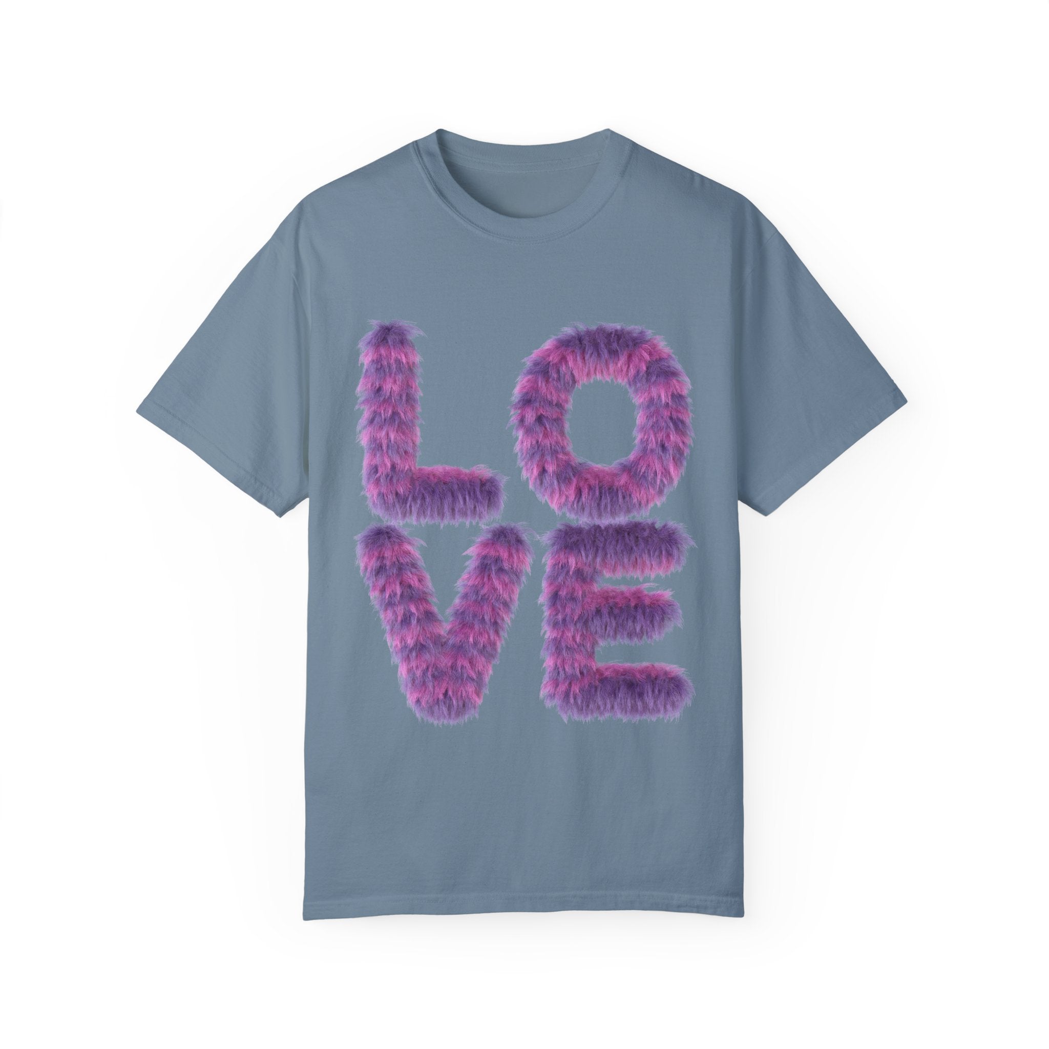 Fuzzy Love Tee - Soft Graphic Unisex T-shirt for Casual Style