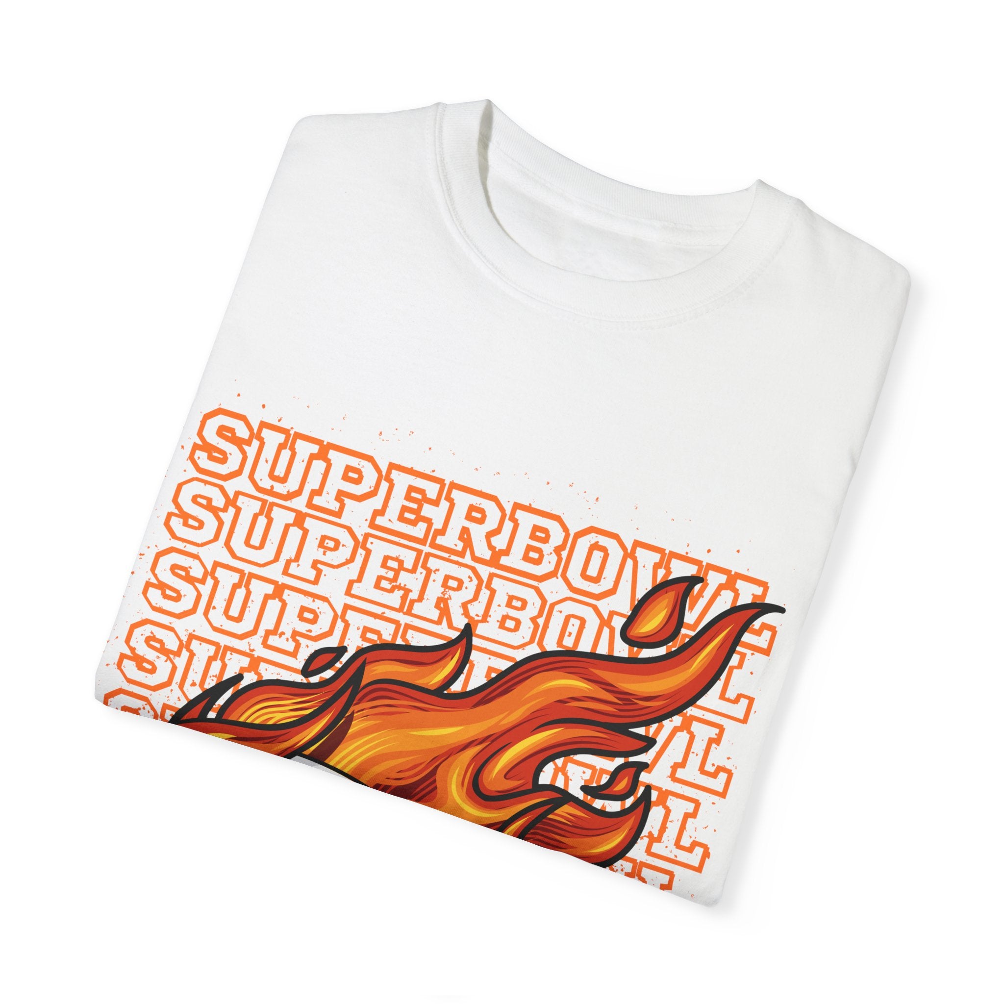 Superbowl Flame Graphic T-Shirt